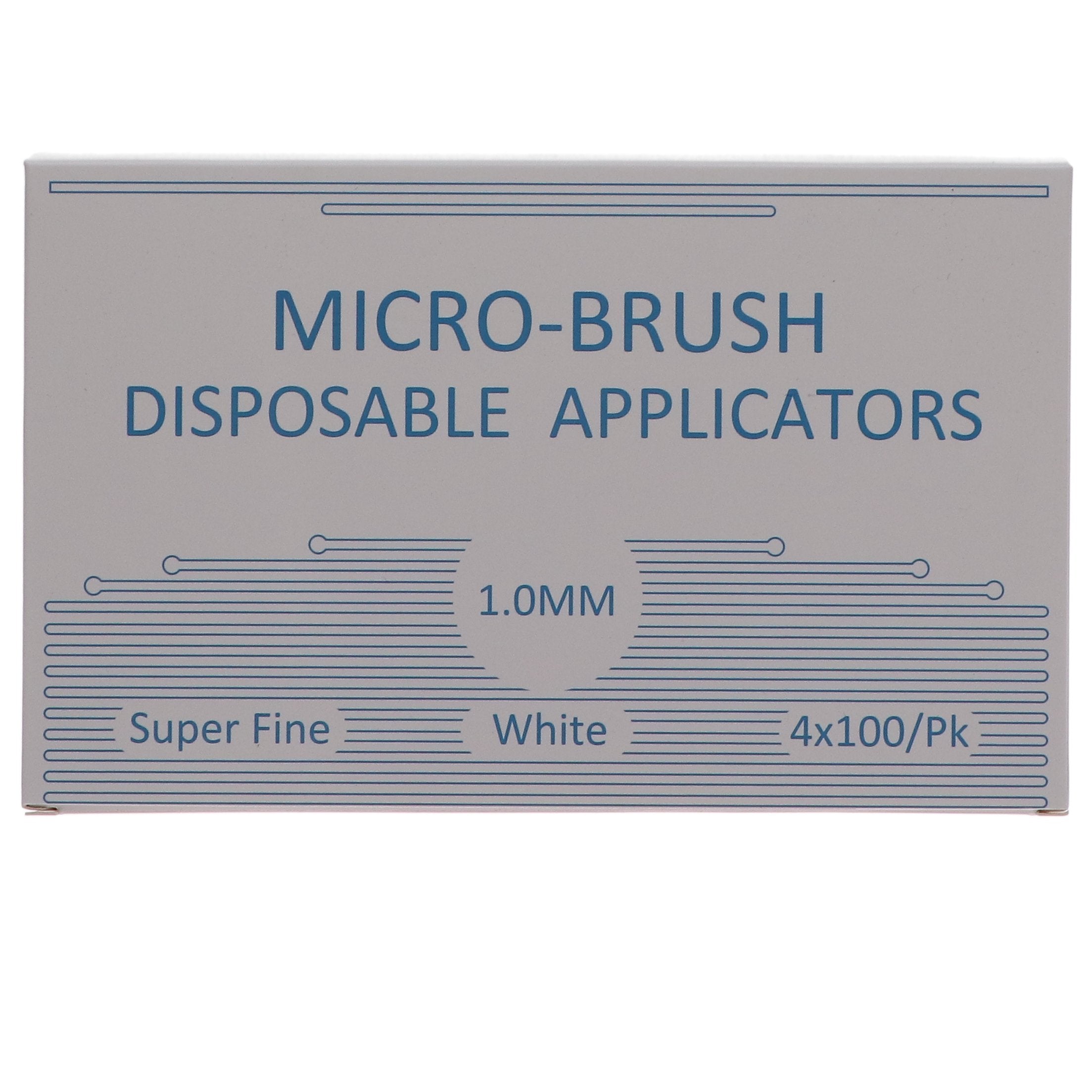 House Brand Dentistry 101321 Micro-Brush Disposable Applicators Super Fine White 4 x 100/Pk House Brand Dentistry 101321 Micro-Brush Disposable Applicators Super Fine White 4 x 100/Pk